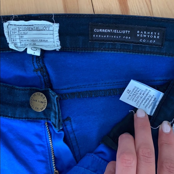 Current/Elliott Two Tone Denim for Barney’s - Picture 2 of 7